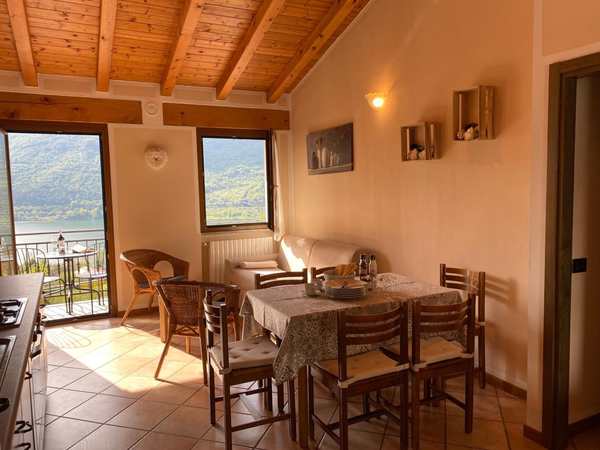 Casa Carla, Bis 4 Personen, Garten, Balkon Mit Blick Auf Den See Und Die Berge 크로네 외부 사진